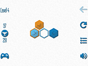 Флеш игра онлайн Hexagons Moving