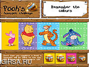 Флеш игра онлайн Pooh's Hunnypot Challenge