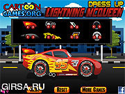 Флеш игра онлайн Lightning McQueen Dress Up 