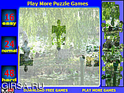 Флеш игра онлайн Lilies lake Jigsaw Puzzle 