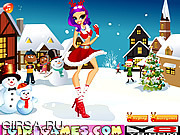 Флеш игра онлайн Luminous Christmas Dresses 