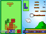 Флеш игра онлайн Mario Tetris 3