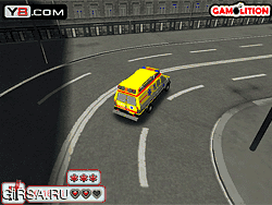 Флеш игра онлайн Medical Van 3D Parking