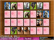 Флеш игра онлайн Memory Game: Horses!