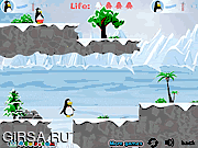 Флеш игра онлайн Penguin Wars
