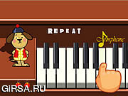 Флеш игра онлайн Piano Pooch