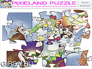 Флеш игра онлайн Pixieland Puzzle