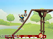 Флеш игра онлайн Popeye Bike Ride