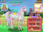 Флеш игра онлайн Princess Horse Caring