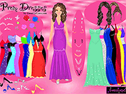 Флеш игра онлайн Prom Dresses