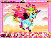 Флеш игра онлайн Rainbow Unicorn