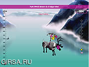Флеш игра онлайн Reindeer Jumping
