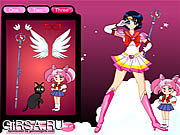 Флеш игра онлайн Sailor Moon Dressup