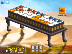 Флеш игра онлайн Senet: Game of Pharaohs