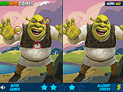 Флеш игра онлайн Shrek Differences