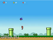 Флеш игра онлайн Sonic Lost In Mario World