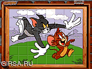 Флеш игра онлайн Sort My Tiles Tom and Jerry
