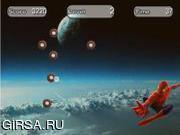 Флеш игра онлайн Spiderman Space Shooting