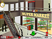 Флеш игра онлайн Stickman Death Shopping Mall 