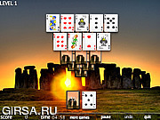 Флеш игра онлайн Stonehenge Solitaire 