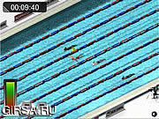 Флеш игра онлайн Swimming Race