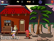 Флеш игра онлайн 3 Foot Ninja I - The Lost Scrolls