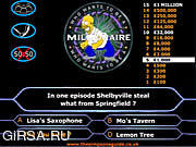 Флеш игра онлайн Simpson's Millionaire
