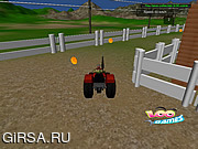Флеш игра онлайн Tractor in Farm 