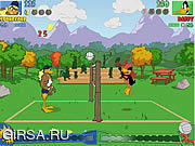 Флеш игра онлайн Tricky Duck Volleyball