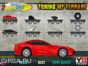 Флеш игра онлайн Tuning my Ferrari Car 