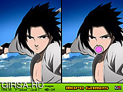 Флеш игра онлайн Uchiha Sasuke Differences 