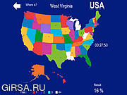 Флеш игра онлайн USA Geography