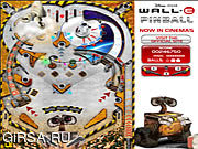Флеш игра онлайн Wall-E Pinball