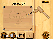 Флеш игра онлайн Wood Carving Doogy