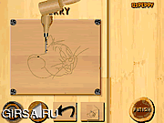 Флеш игра онлайн Wood Carving Jerry