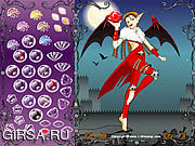 Флеш игра онлайн Fairy in Devil Costume