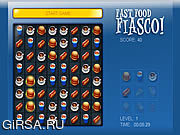 Флеш игра онлайн Fast Food Fiasco