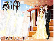 Флеш игра онлайн Wedding Couple Dressup