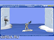 Флеш игра онлайн Yeti Sports (Part 3) - Seal Bounce