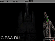 Флеш игра онлайн Zombie Hallway Survival 