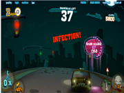 Флеш игра онлайн Zombie Race V1 