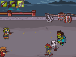 Флеш игра онлайн Zombie Town Story