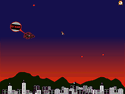 Флеш игра онлайн Бомбежка метеорами / -Meteor Bomber-