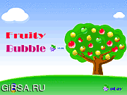 Флеш игра онлайн Фруктовый Пузырь / Fruity Bubble