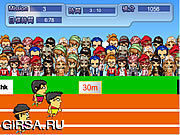Флеш игра онлайн 100м бег