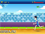 Флеш игра онлайн 100m Running