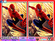 Флеш игра онлайн 10 отличий человека-паука / 10 Differences Spiderman 