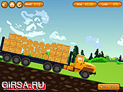 Флеш игра онлайн 10 Wheeler Crazy Freight 