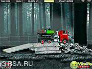 Флеш игра онлайн Двухместный грузовик / 18 Wheeler Double Cargo