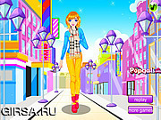 Флеш игра онлайн Модный шарф / 2012 Most Popular Scarf
